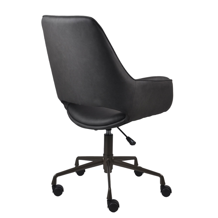 MINIMAL ΚΑΡΕΚΛΑ ΓΡΑΦΕΙΟΥ ΜΑΥΡΟ 65.5x64.5x106