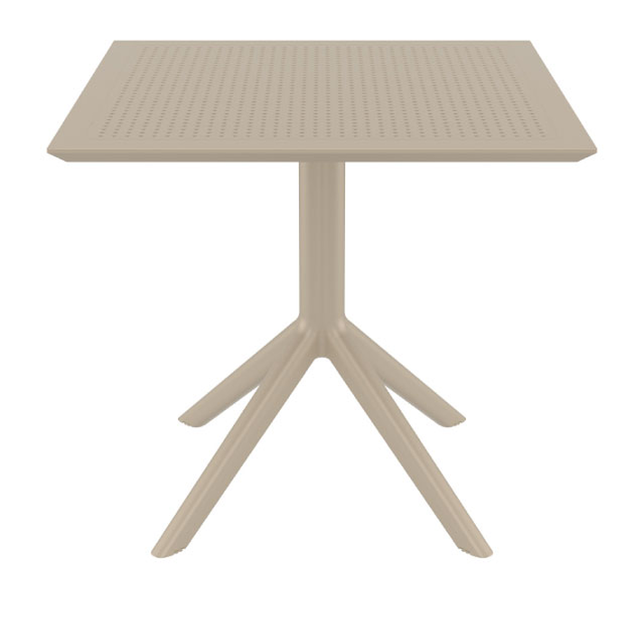 SKY TAUPE 80X80X74εκ. ΤΡΑΠΕΖΙ ΠΟΛ/ΝΙΟΥ