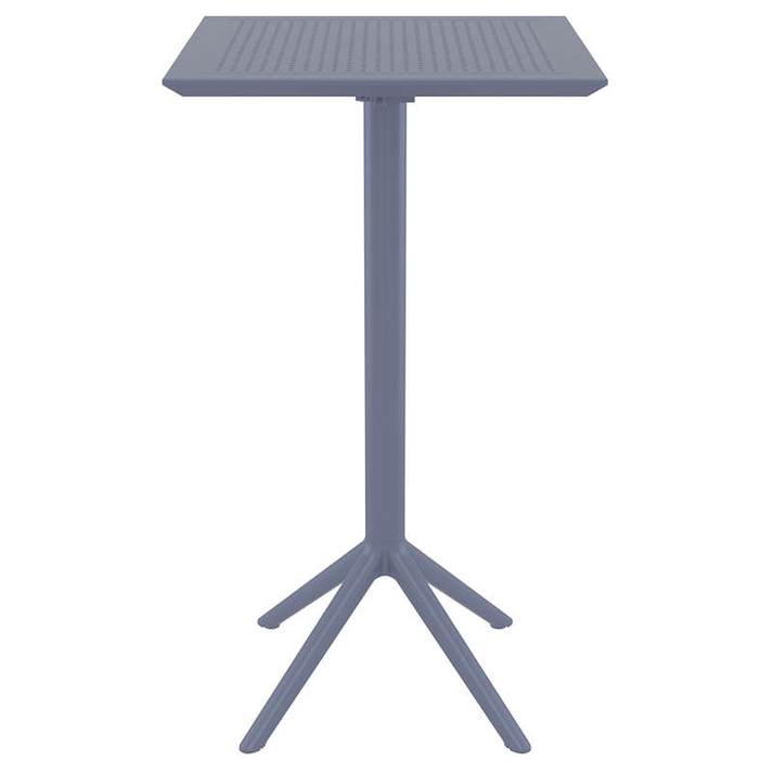 SKY DARK GREY BAR 60Χ60Χ108εκ.ΠΤΥΣ/ΝΟ ΤΡΑΠ. ΠΟΛ/ΝΙΟΥ