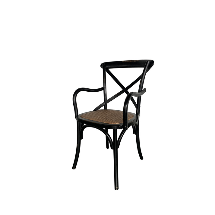 LORD ΠΟΛΥΘΡΟΝΑ ΜΑΥΡΟ ΑΝΤΙΚΕ 45Χ42Χ86cm.
