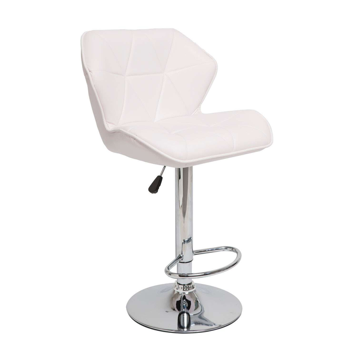 Σκαμπό Comfort Λευκό 53 x 52 x 91-111