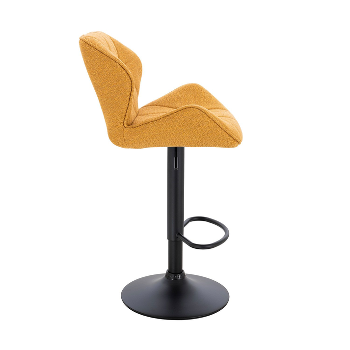 Σκαμπό Comfort Κίτρινο 53 x 52 x 91-111