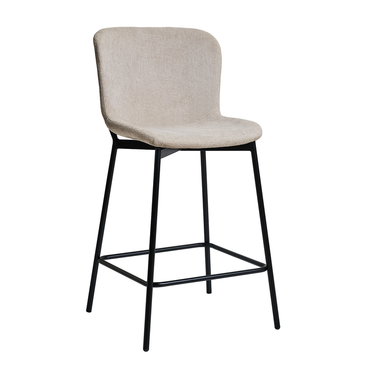 Σκαμπό Melina-Bar μπεζ 55 x 48 x 95