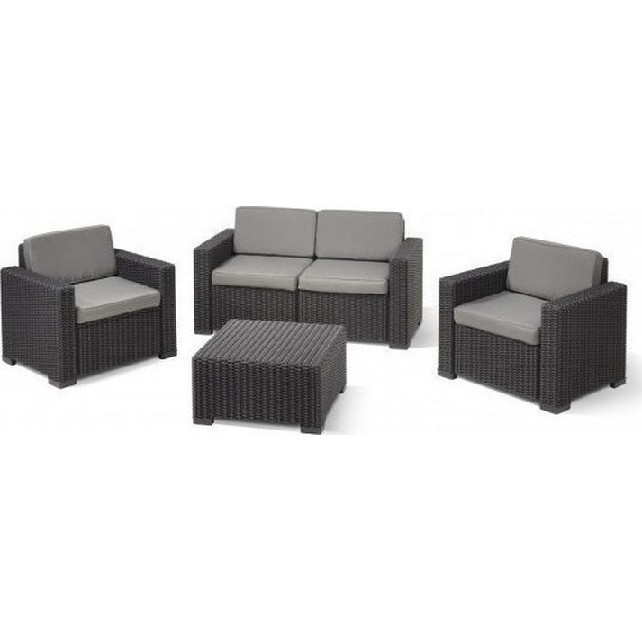 σετ σαλόνι εξωτερικού χώρου alb california lounge set γραφίτης