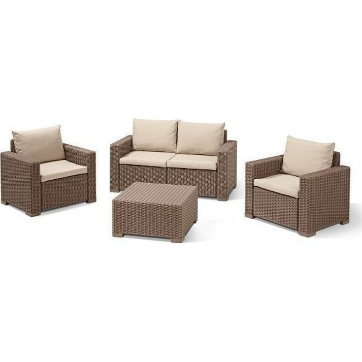 σετ σαλόνι εξωτερικού χώρου alb california lounge set cappuccino