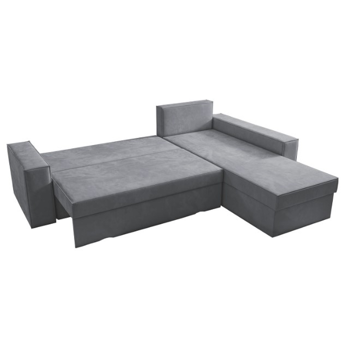 Καναπές Γωνιακός Αναστρέψιμος CAHABON Γκρι 280x210x79cm