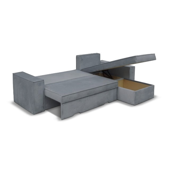 Καναπές Γωνιακός Αναστρέψιμος CAHABON Γκρι 280x210x79cm