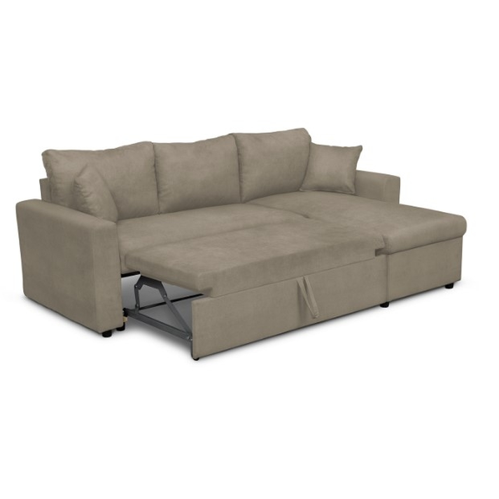 Καναπές Γωνιακός  Αναστρέψιμος ULUA Μπεζ 225x148x81cm