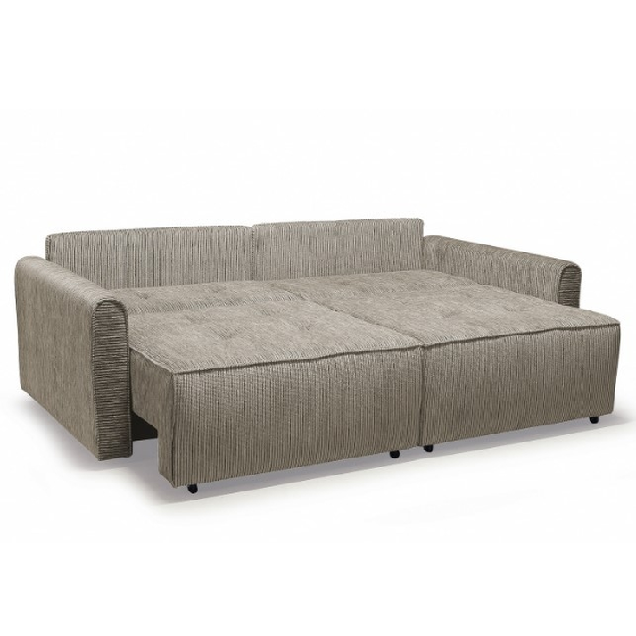 Καναπές Κρεβάτι Τριθέσιος SHELBY Μπεζ 215x110x90cm