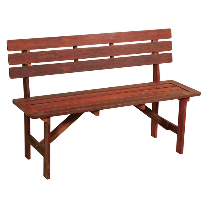 Ξύλινο Παγκάκι ,120 x 46 x 79(h)cm ,Red Shorea ΚΕΡΑΣΙ