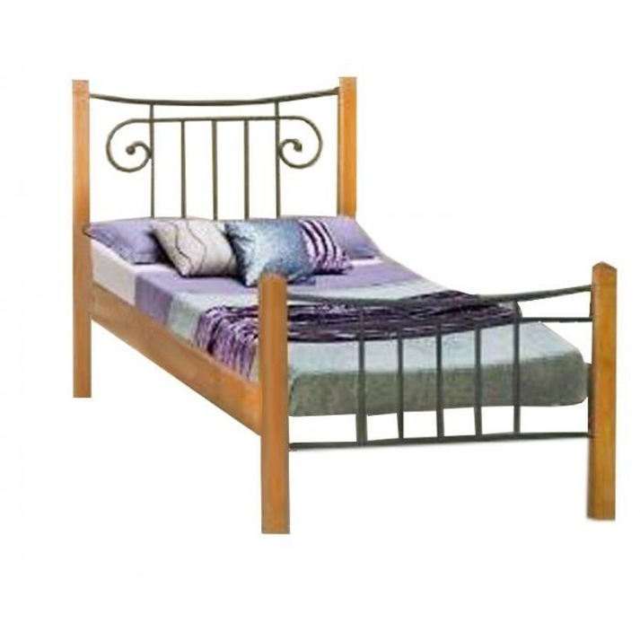 ΚΡΕΒΑΤΙ No21 ΜΕΤΑΛΛΟ-ΟΞΥΑ 90/110/140/150/160 XND BED