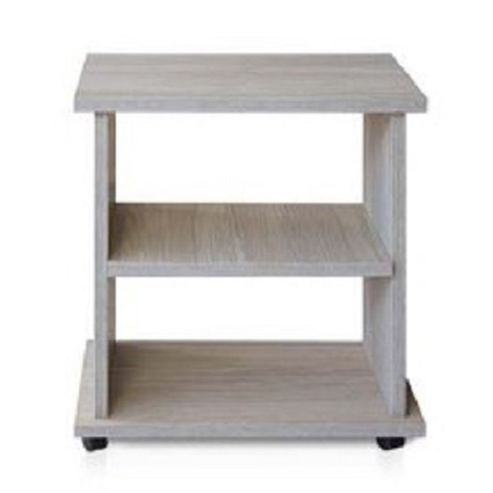 ΤΡΑΠΕΖΑΚΙ  TV ΜΕ ΡΟΔΕΣ ΒΤΡ 220 ΜΕΛΑΜΙΝΗ 65Χ60Χ35  ΛΕΥΚΟ