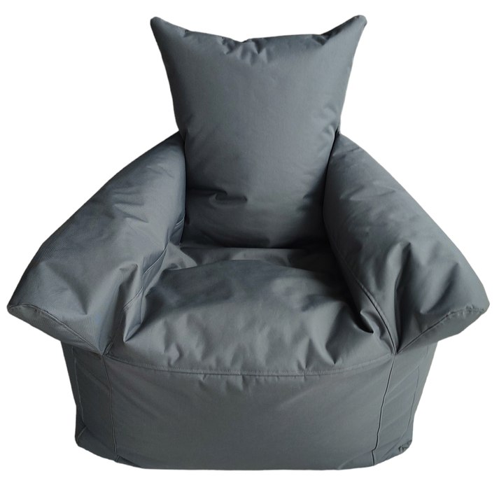 Πολυθρόνα Πούφ Lianos Με Αδιάβροχο Ύφασμα 100 x 90 x 85(H)cm ΓΚΡΙ