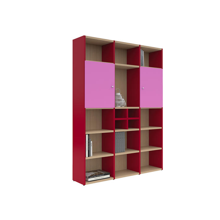 ΒΙΒΛΙΟΘΗΚΗ DESIGN ΕΛΛΗΝΙΚΗΣ ΚΑΤΑΣΚΕΥΗΣ AFS 135x31x195cm