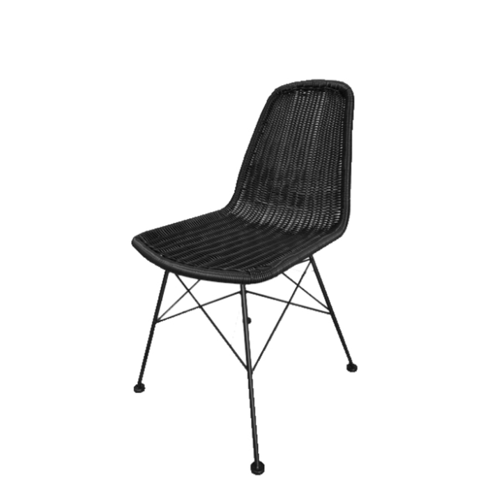 DENMARK ΚΑΡΕΚΛΑ ΜΑΥΡΟ 44x57x81cm