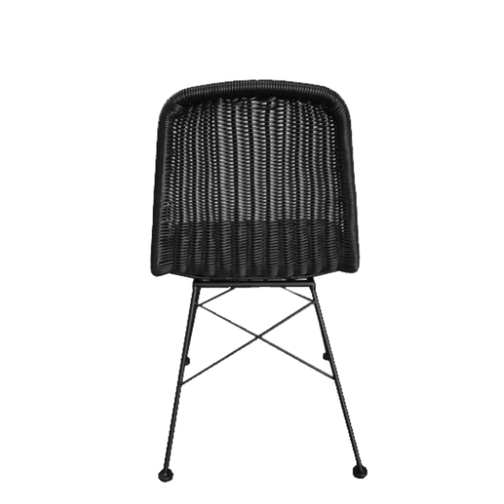 DENMARK ΚΑΡΕΚΛΑ ΜΑΥΡΟ 44x57x81cm