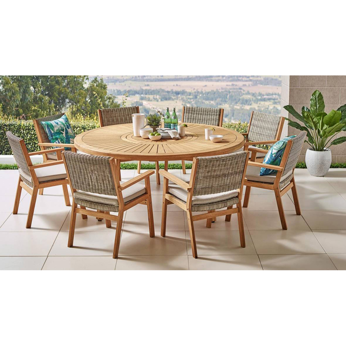 CAPRI ΚΑΡΕΚΛΑ ΛΕΥΚΟ ΓΚΡΙ 64.2x60x88.5cm
