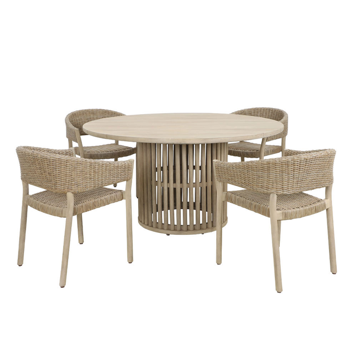 SUMATRA ΤΡΑΠΕΖΙ ΦΥΣΙΚΟ 150x150x76cm