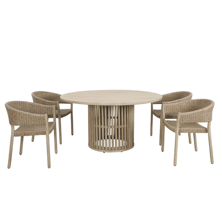 SUMATRA ΤΡΑΠΕΖΙ ΦΥΣΙΚΟ 150x150x76cm