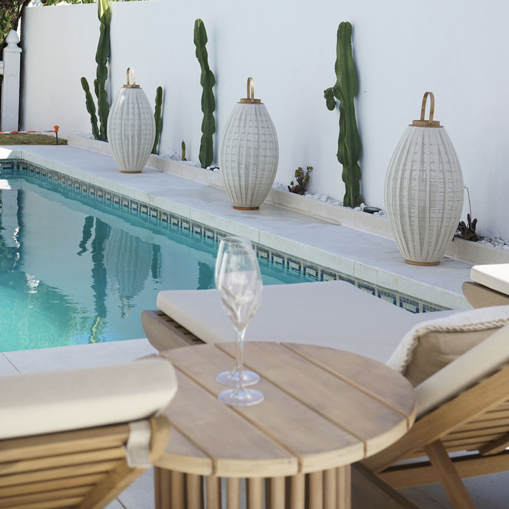 SUMATRA SIDE TABLE ΦΥΣΙΚΟ 55x55x51cm