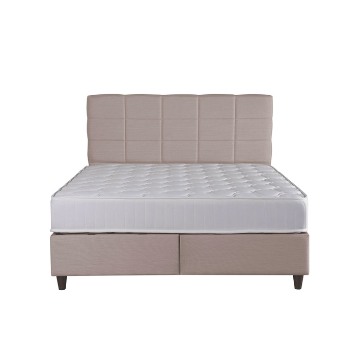 DEAL SET ΚΡΕΒΑΤΙ ΜΕ ΑΠΟΘΗΚ. ΧΩΡΟ ΚΑΙ ΣΤΡΩΜΑ BEIGE 14-753 210x162x120