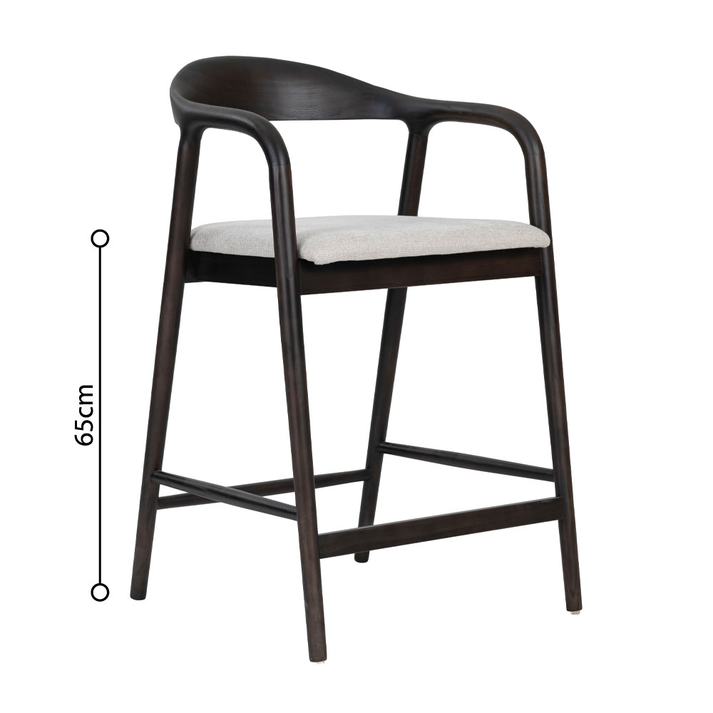 TUTTO ΣΚΑΜΠΟ BAR ΚΑΦΕ BITTER BEIGE 62x55x93cm