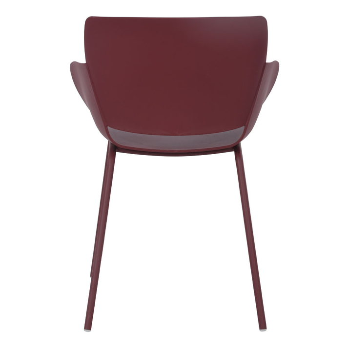 SEDIA ΚΑΡΕΚΛΑ MADDER BROWN 58x51x79.5cm