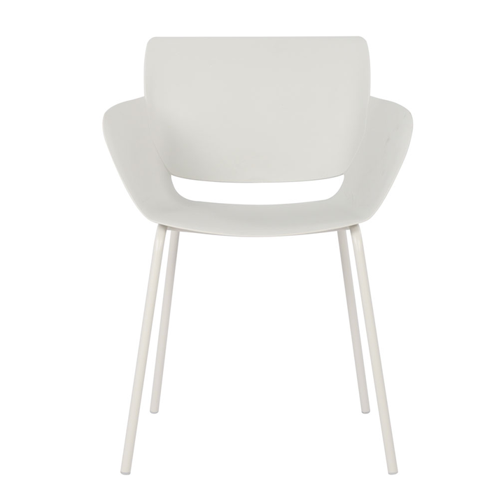 SEDIA ΚΑΡΕΚΛΑ OFF WHITE 58x51x79.5cm