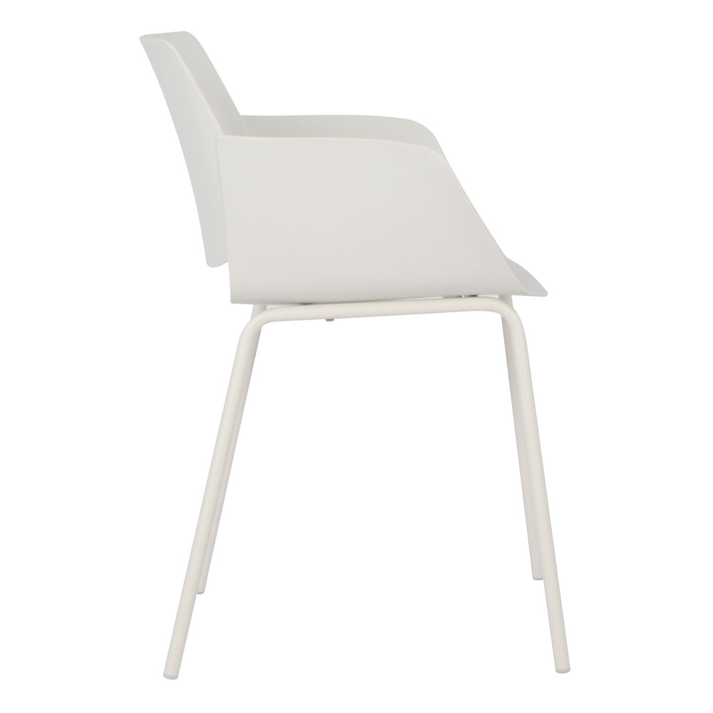 SEDIA ΚΑΡΕΚΛΑ OFF WHITE 58x51x79.5cm