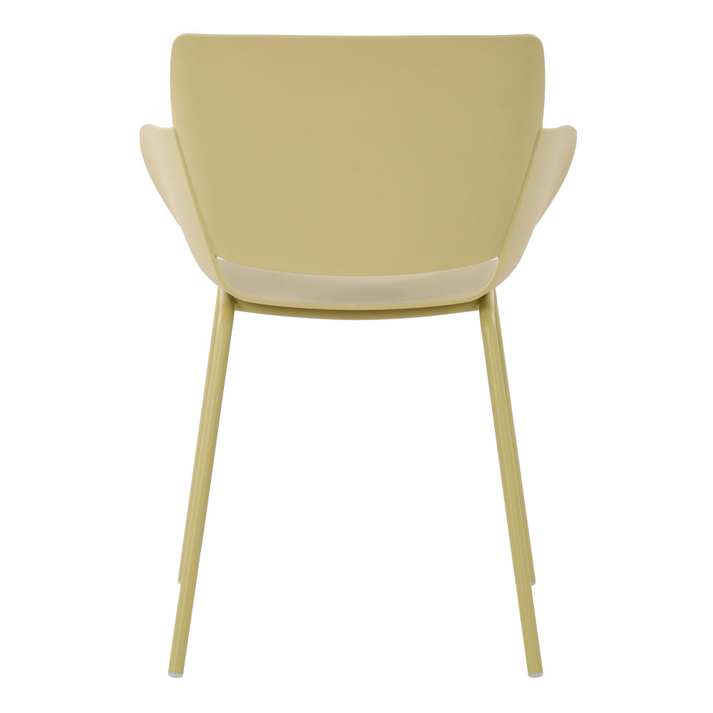 SEDIA ΚΑΡΕΚΛΑ ΚΙΤΡΙΝΟ PASTEL 58x51x79.5cm