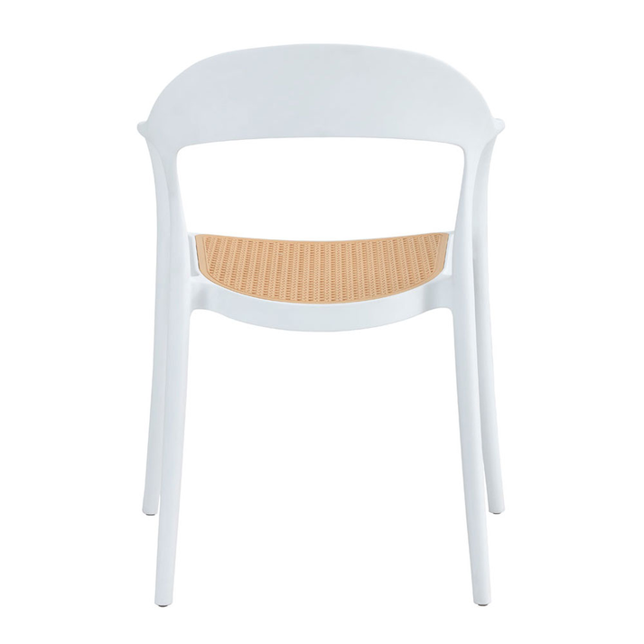 BISTROT ΚΑΡΕΚΛΑ ΛΕΥΚΟ ΦΥΣΙΚΟ 57x53x81.5cm