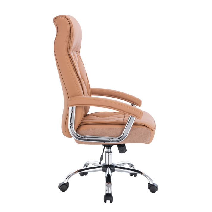 COMFY ΚΑΡΕΚΛΑ ΓΡΑΦΕΙΟΥ CAMEL ΧΡΩΜΙΟ 66.5x67.5x120