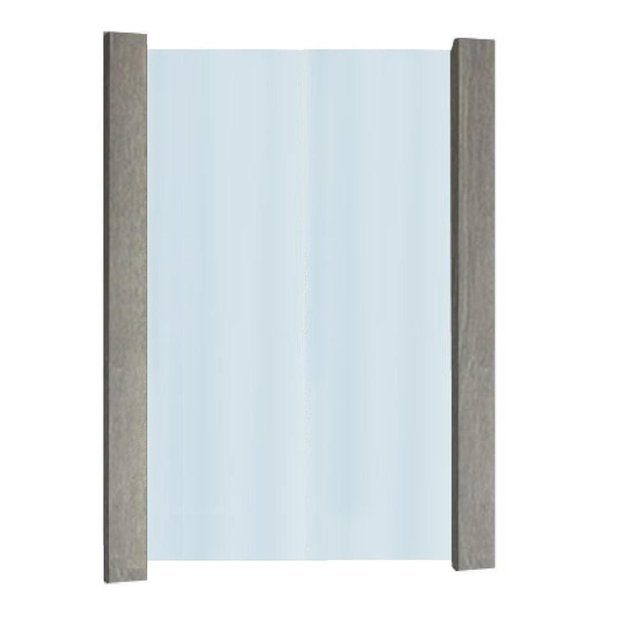 Καθρέπτης με 2 πήχες σταχτί