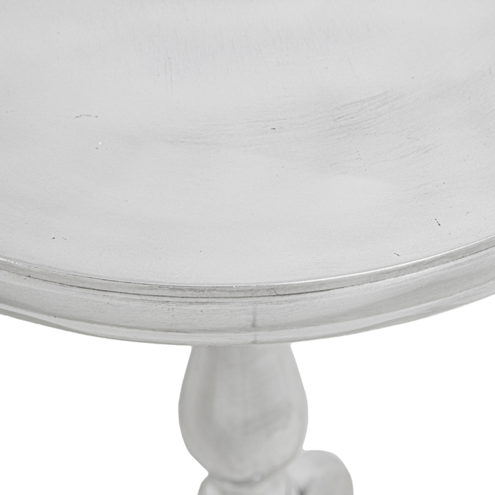 ELA SIDE TABLE ΑΣΗΜΙ 36x36x61