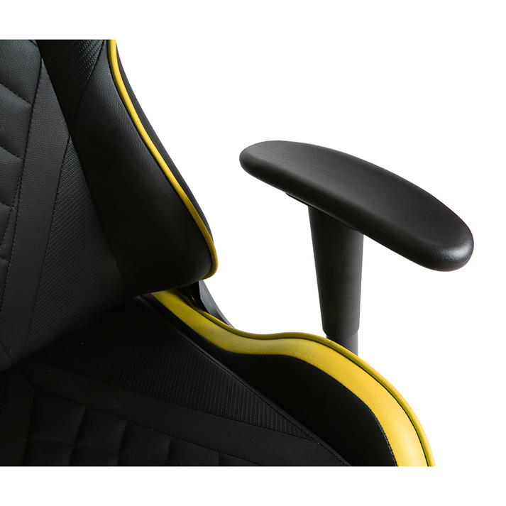 RANGER ΚΑΡΕΚΛΑ GAMING ΓΡΑΦΕΙΟΥ ΜΑΥΡΟ ΚΙΤΡΙΝΟ 52x74x138