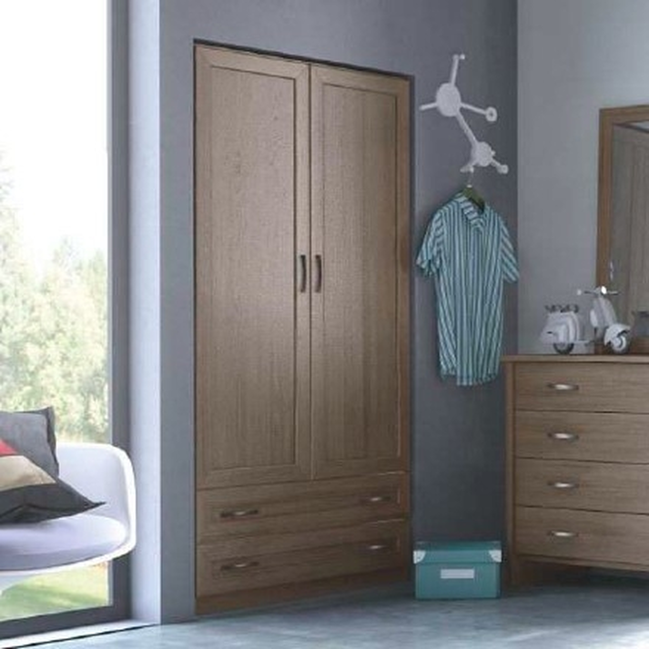 Ντουλάπα 2Φυλλη Ελληνικής Κατασκευής 90x60xH180cm