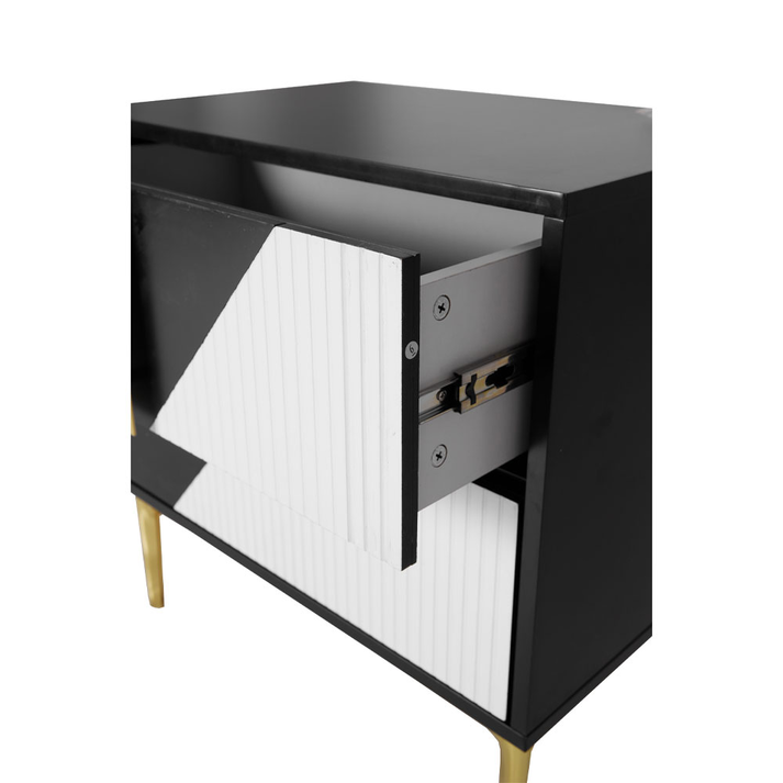 NEW YORK ΚΟΜΟΔΙΝΟ ΛΕΥΚΟ ΜΑΥΡΟ 60x40x60