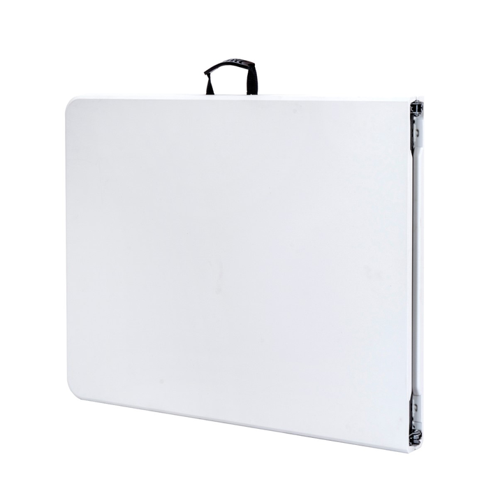 ΤΡΑΠΕΖΙ ΜΕΤΑΛΛΙΚΟ  CATERING  ΒΑΛΙΤΣΑ ΠΤΥΣΣΟΜΕΝΟ ΛΕΥΚΟ-ΔΙΑΣΤΑΣΕΙΣ: L180xW74xH72cm