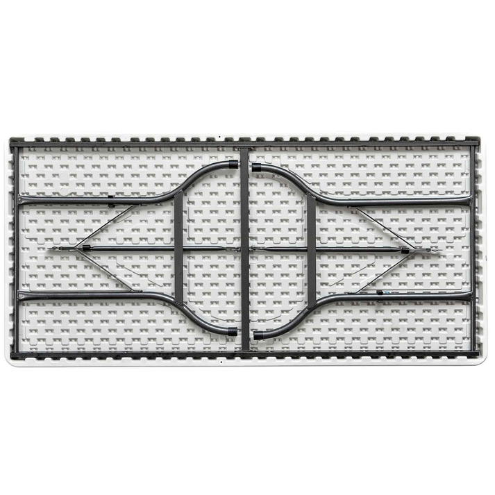 ΤΡΑΠΕΖΙ  ΠΤΥΣΣΟΜΕΝΟ CATERING ΜΟΝΟΚΟΜΜΑΤΟ 152x74,5x72cm ΛΕΥΚΟ