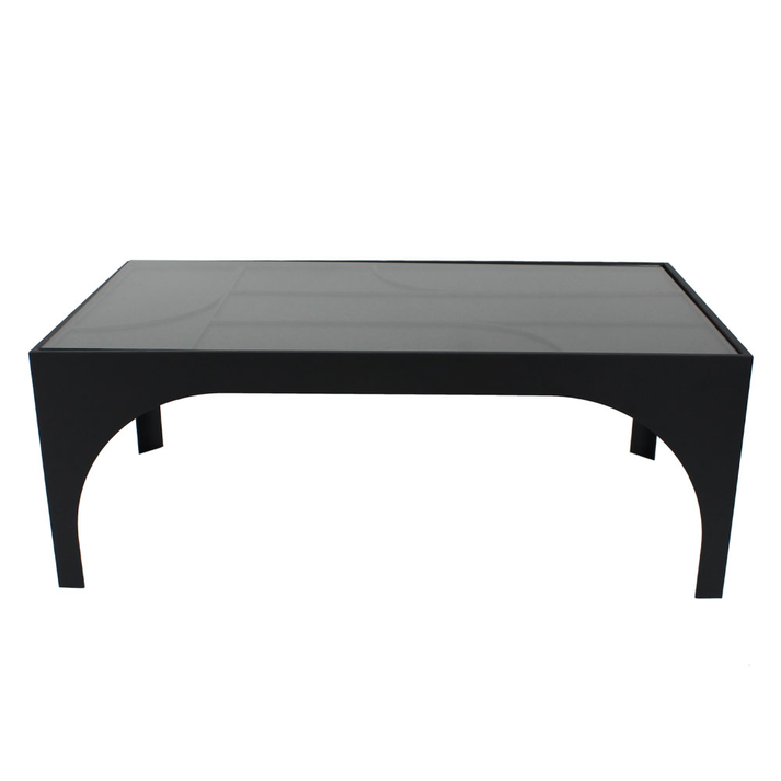 ARCHES COFFEE TABLE ΜΑΥΡΟ ΜΑΤ 100x55x38