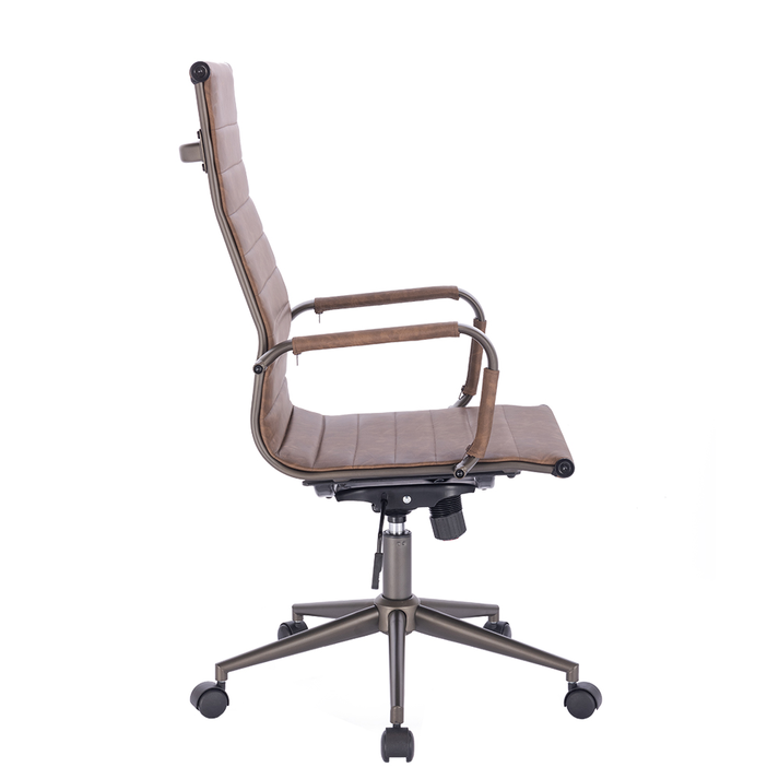 AVANT ΚΑΡΕΚΛΑ ΓΡΑΦΕΙΟΥ COFFEE GUNMETAL 55.5x63x118