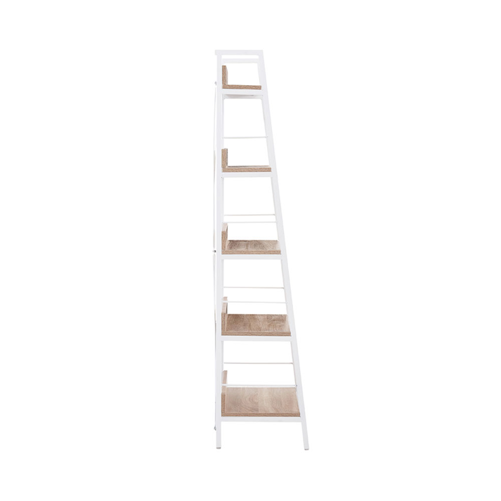 ONE STEP UP ΒΙΒΛΙΟΘΗΚΗ 5ΡΑΦΙΑ SONOMA ΛΕΥΚΟ 60x35x149