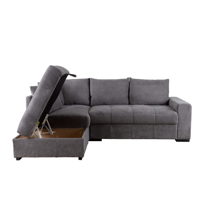 BILL ΚΑΝΑΠΕΣ ΚΡΕΒΑΤΙ ΓΩΝΙΑ ΑΡΙΣΤΕΡΗ STONE 241x173x94