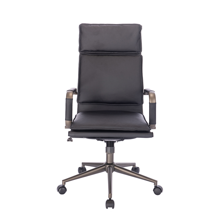 ELITE ΚΑΡΕΚΛΑ ΓΡΑΦΕΙΟΥ ΜΑΥΡΟ GUNMETAL 54x64x109.5