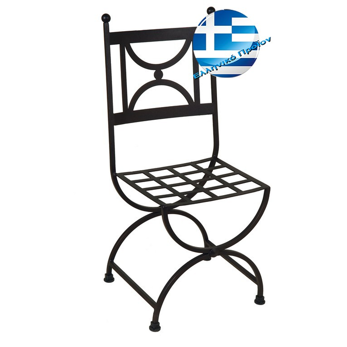 Γαλβανισμένη Μεταλλική Καρέκλα Μασίφ Κύκλος