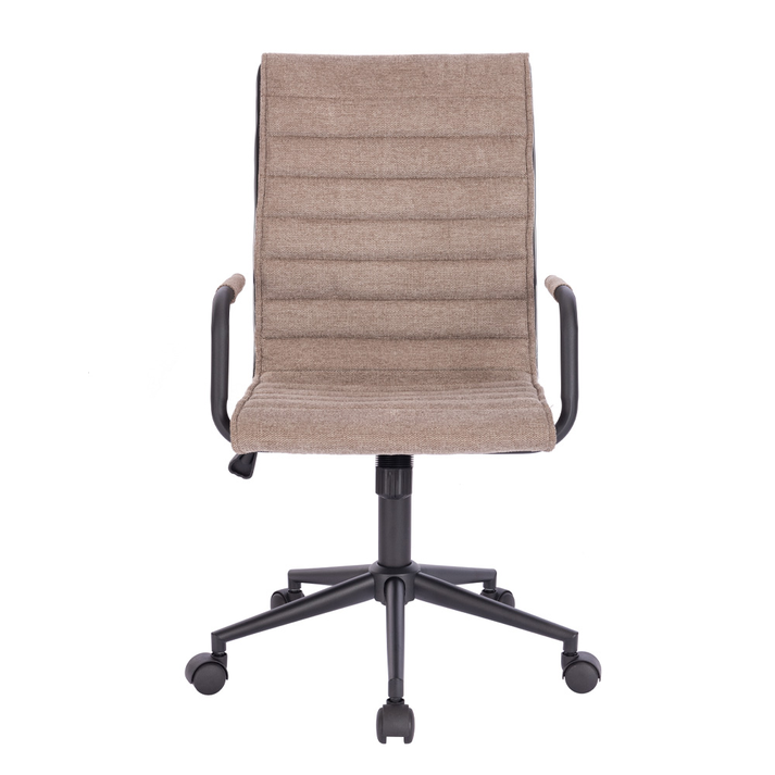 SENSO ΚΑΡΕΚΛΑ ΓΡΑΦΕΙΟΥ BEIGE ΜΑΥΡΟ 52x60x101.5