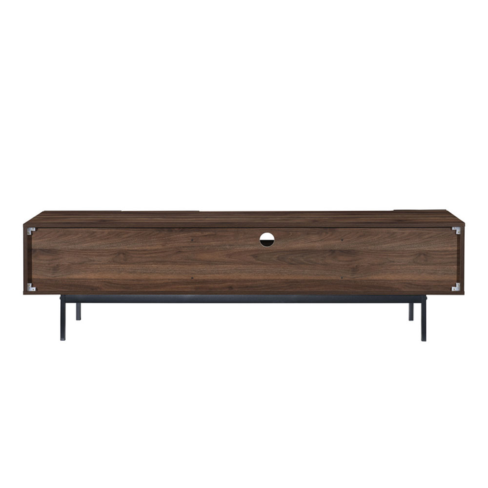 GROOVES TV STAND 3ΠΟΡΤΕΣ 1ΣΥΡΤΑΡΙ ΚΑΡΥΔΙ ΓΚΡΙ 180x40x50