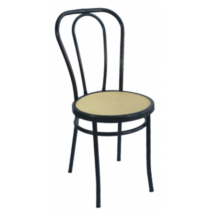 Καρέκλα ΒΙΕΝΝΗΣ με ψάθα Μεταλλική Ελληνικής Κατασκευής
