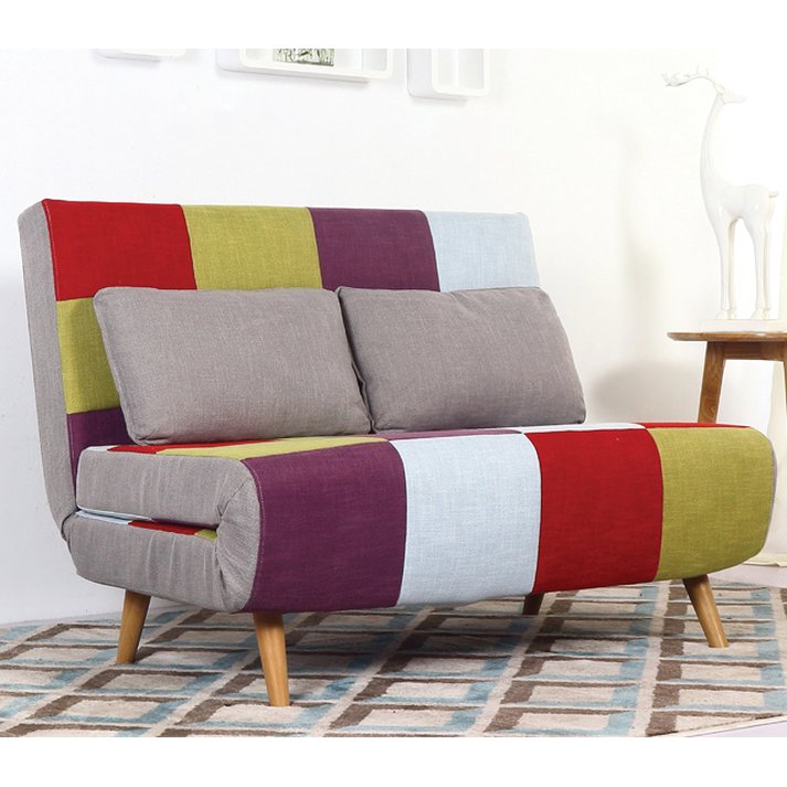 SARA PATCHWORK ΥΦΑΣΜΑ ΚΑΝΑΠΕΣ/ΚΡΕΒΑΤΙ 120Χ89εκ.
