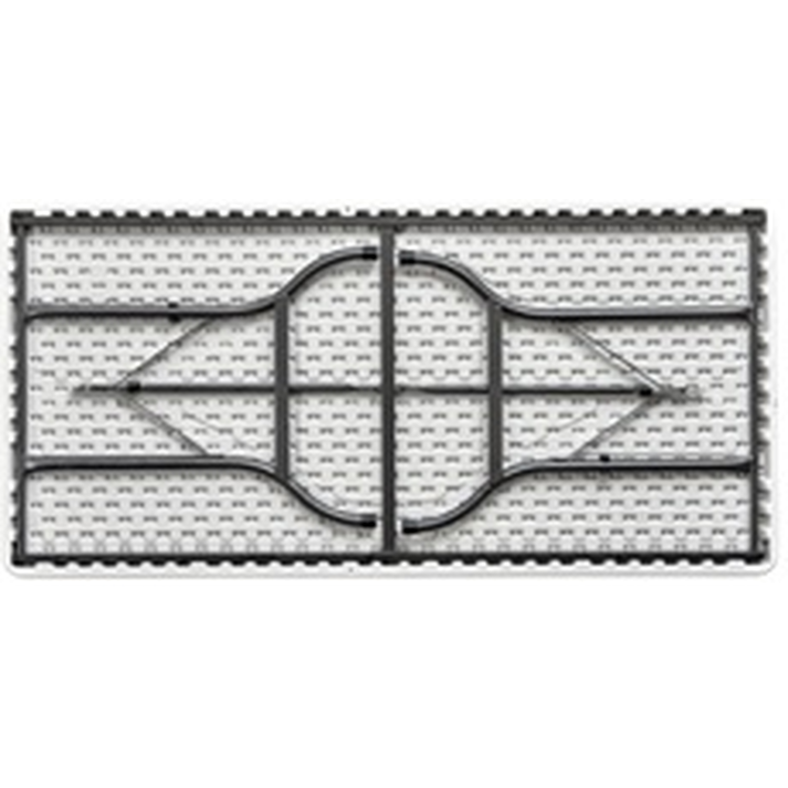 ΤΡΑΠΕΖΙ  ΠΤΥΣΣΟΜΕΝΟ CATERING ΜΟΝΟΚΟΜΜΑΤΟ 180x74,5x74cm ΛΕΥΚΟ